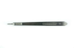 Bard-Parker Surgical Scalpel Handle Size 3-L, 21.5 cm Flat Stainless Steel