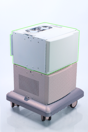 2014 Palomar Icon Vectus Laser Cart Chiller Top Section Radiator Pump Reservoir