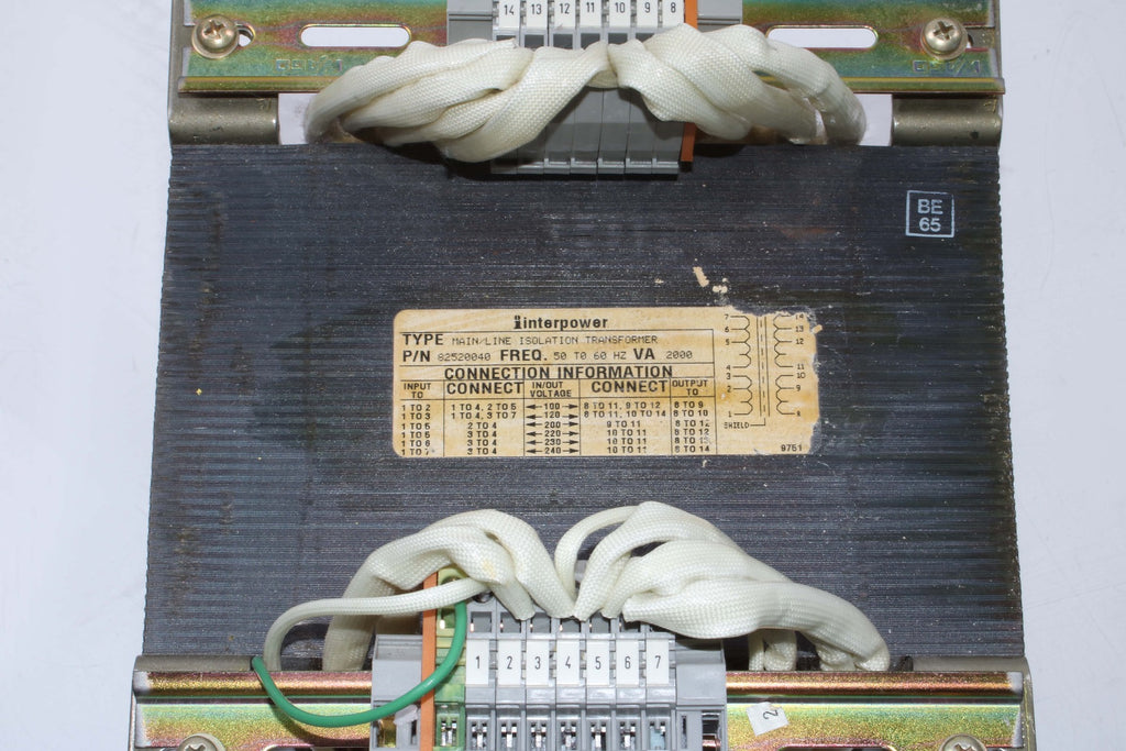 Hoya ConBio MedLite C4 Laser Med Lite Main Line Isolation Transformer 82520040