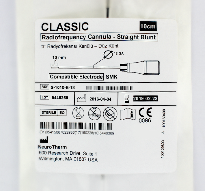 THERMIRF S-1010-B (Cannula: Streight Blunt 18G, 10cm Length, 10mm tip)