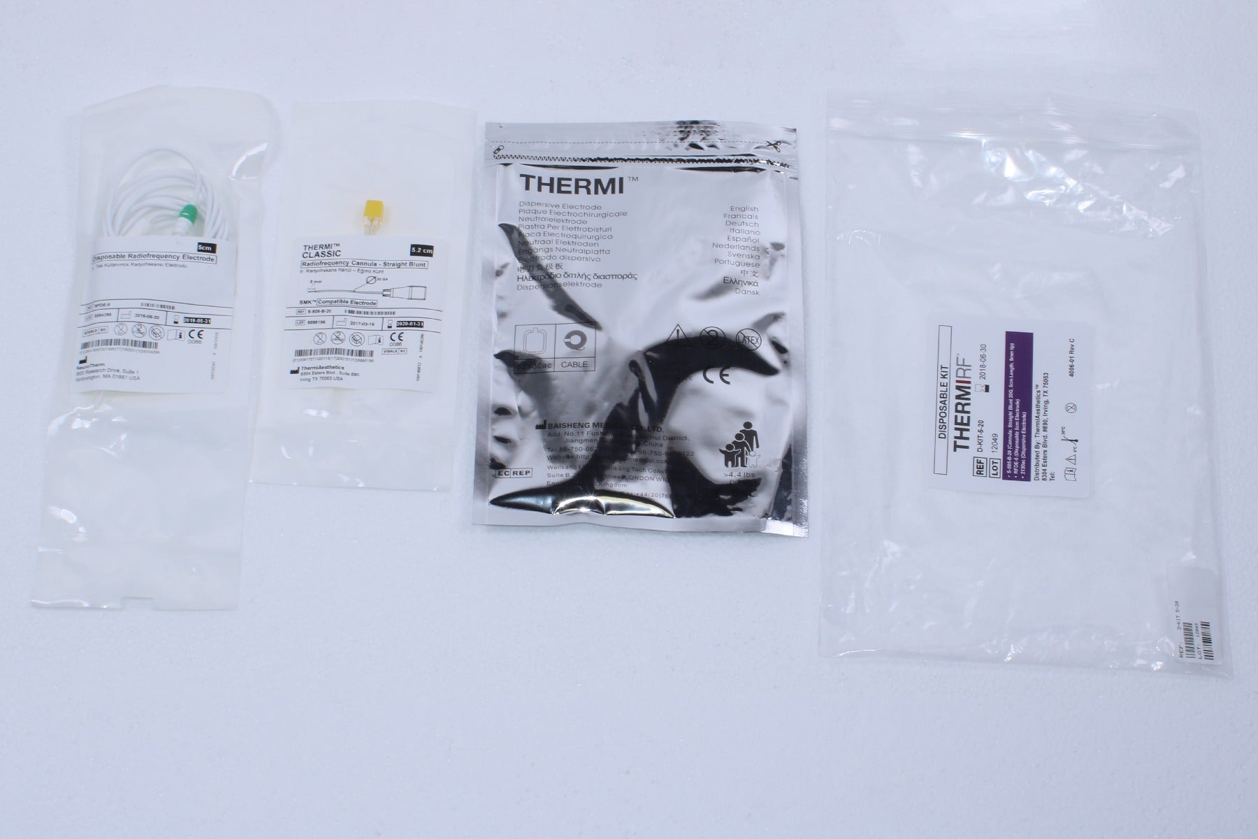 Thermi Aesthetics ThermiRF RF Purple Disposable Kit Cannula Electrode D-KIT-5-20