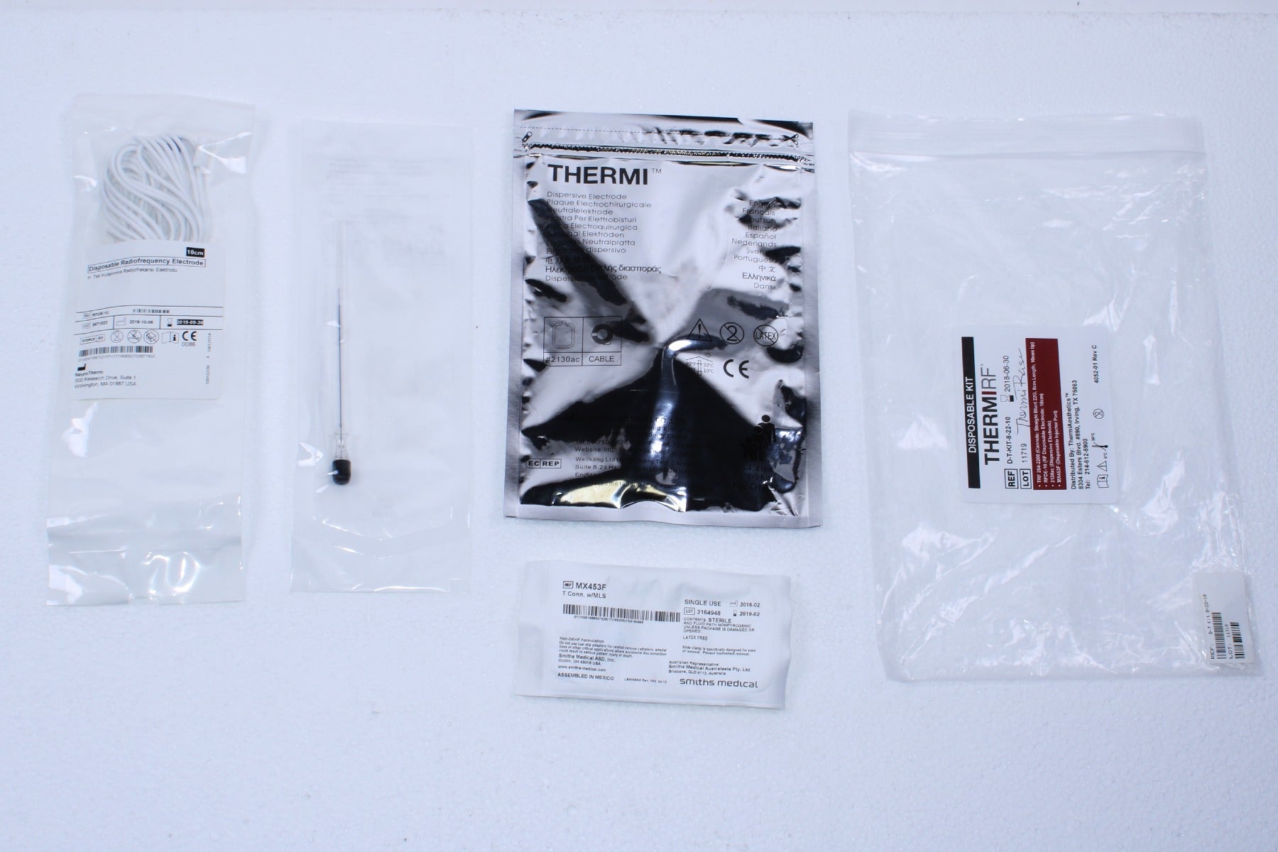 Thermi ThermiRF RF ThermiRase Disposable Kit Cannula Electrode D-T-KIT-8-22-10