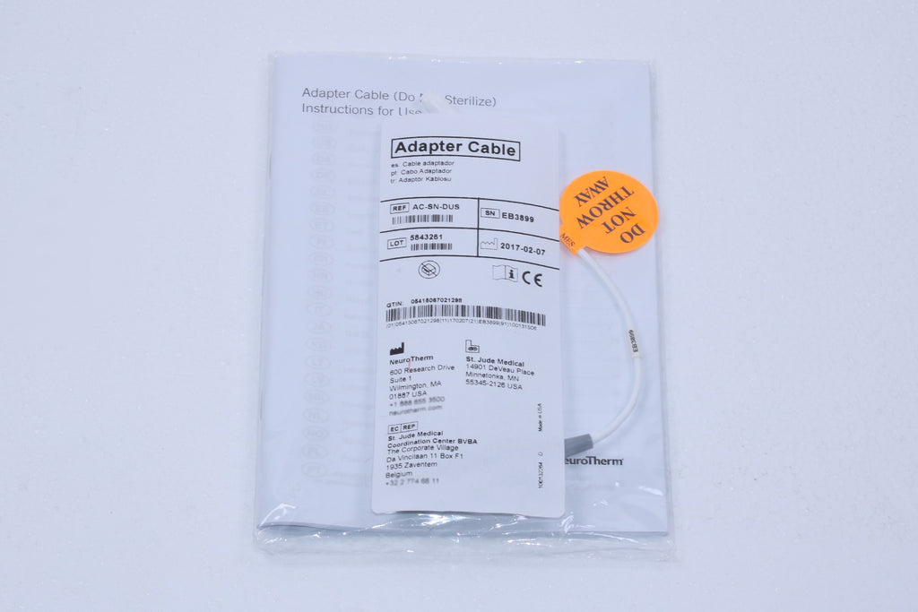 Thermi Aesthetics ThermiRF NeuroTherm RF Electrode Adapter Cable AC-SN-DUS