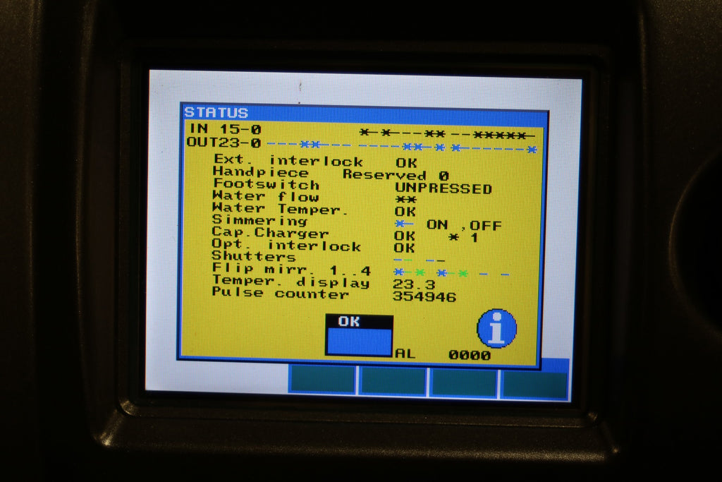 2012 Quanta Q-Plus T Tattoo Removal 1064 532 694 Laser Q-Switched Ruby + Nd:YAG