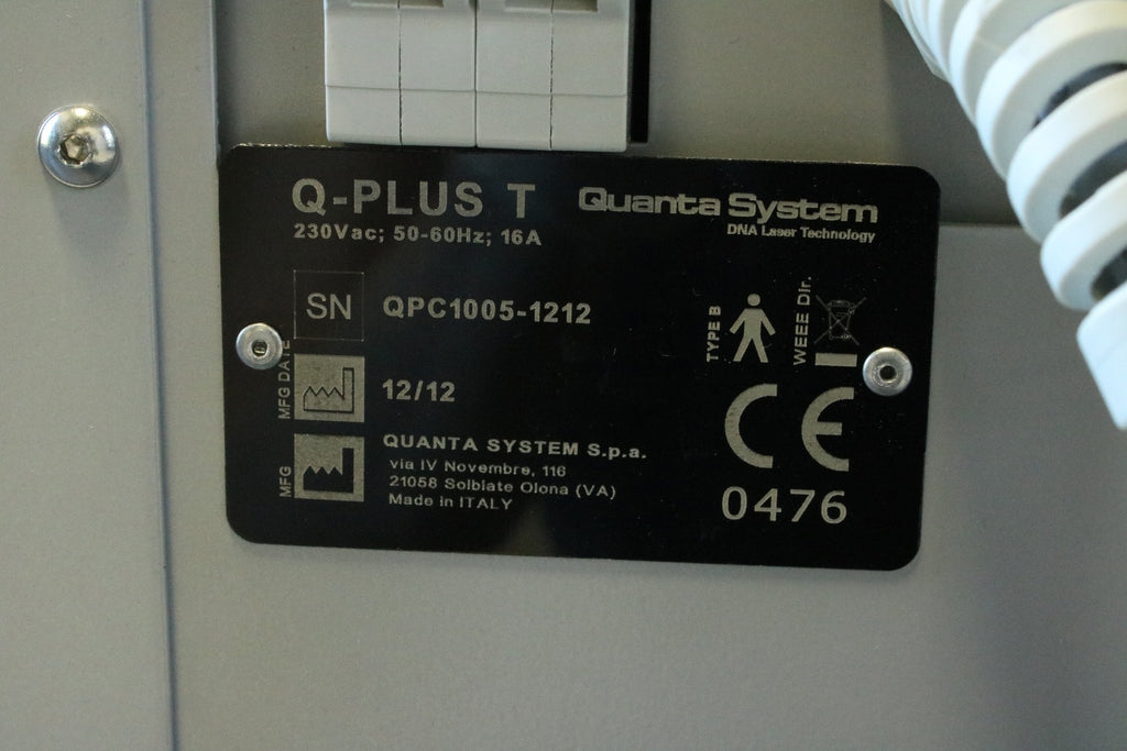 2012 Quanta Q-Plus T Tattoo Removal 1064 532 694 Laser Q-Switched Ruby + Nd:YAG