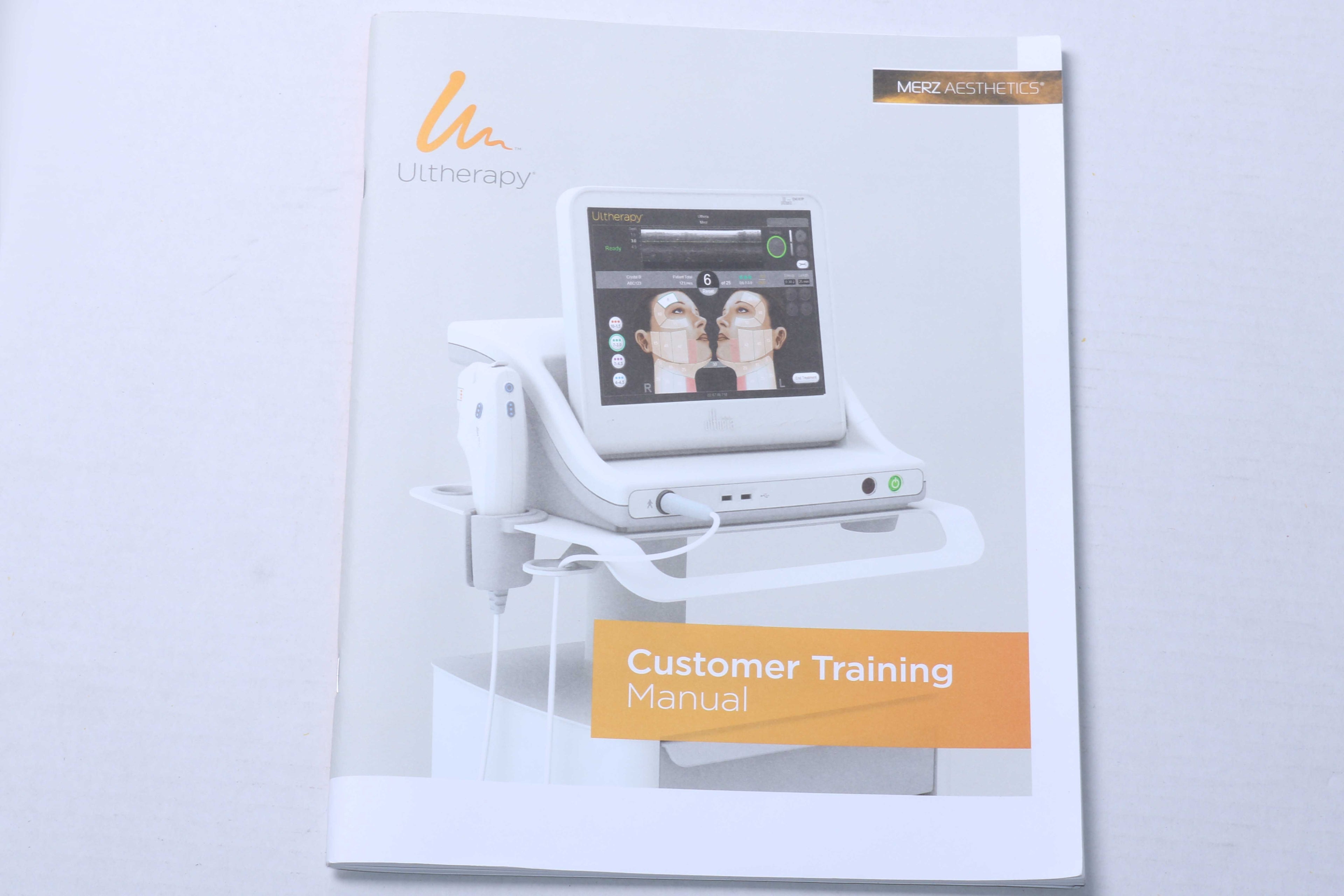 Ulthera Ultherapy Customer Training Guide Manual Book Operator 1005835E 2019