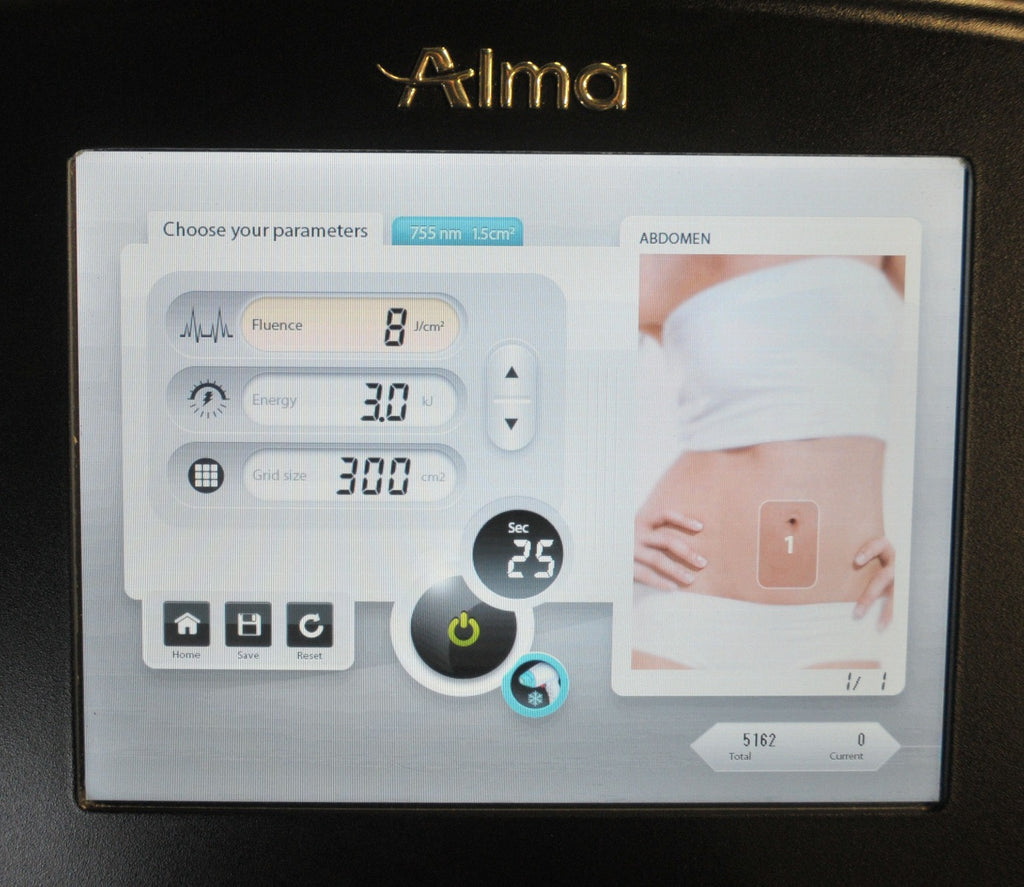 2018 Alma Soprano ICE Platinum Diode Laser ALEX Handpiece 755 nm LOW SHOTS! 5162
