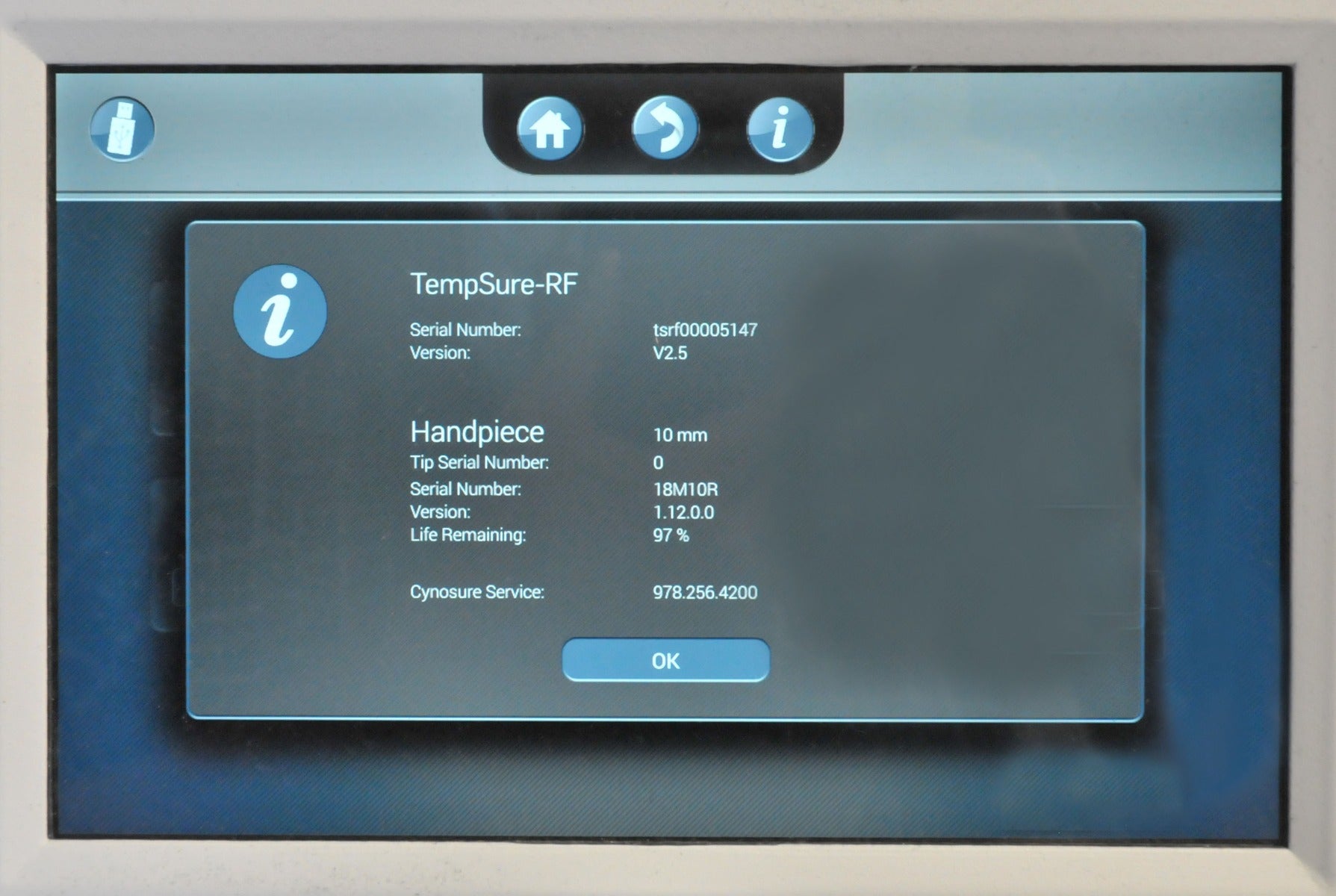 2019 Cynosure TempSure Envi RF 300 w Generator Wrinkle Reduction Skin Tightening