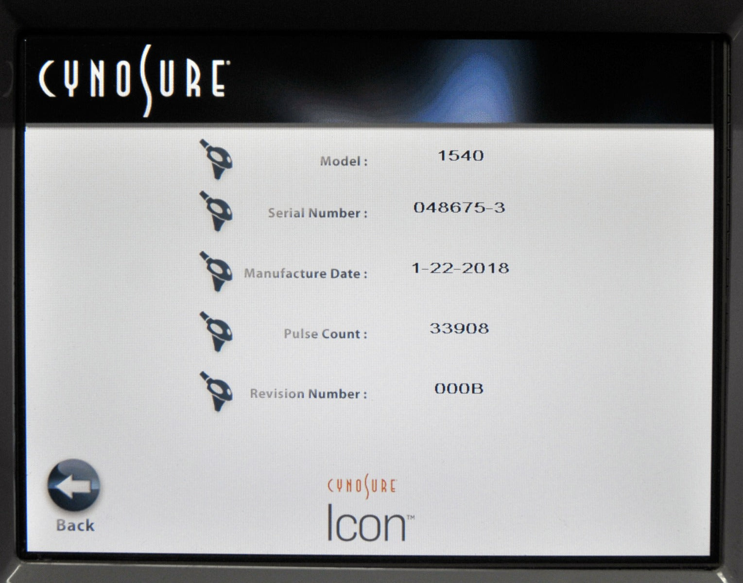 2017 Cynosure ICON Cosmetic IPL Laser 5 Handpieces Palomar Skin Resurfacing Acne