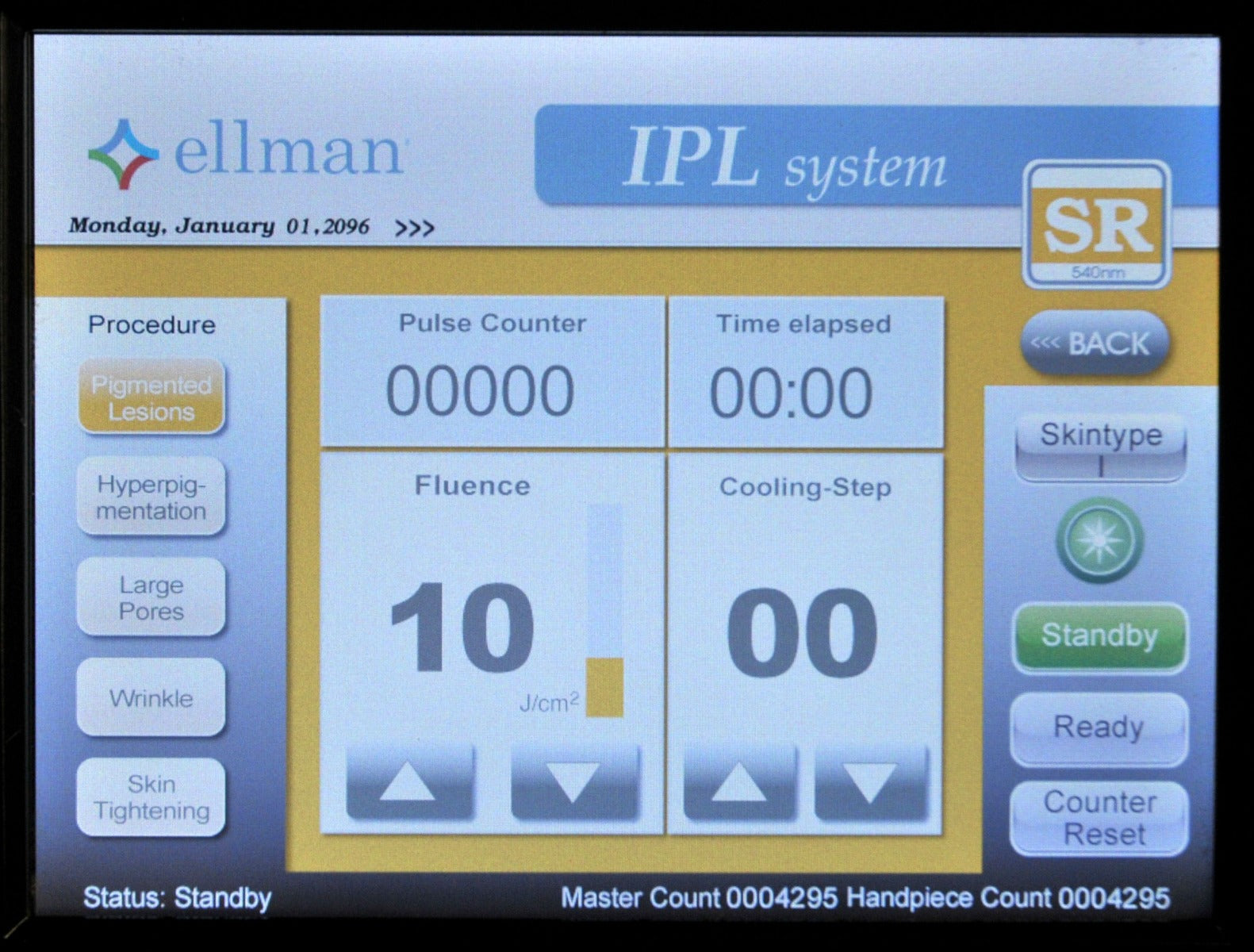 2013 Ellman Sandstone Medley Acne Vascular Lesion Skin Rejuvenation Laser System