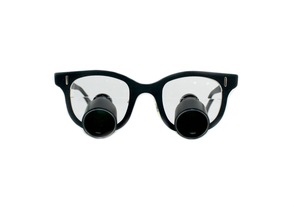Chess 5.75 R3 Double Eye Magnifier Loupe Glasses Hands-Free Black Color AS IS