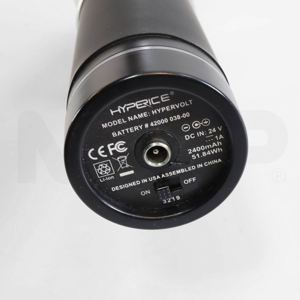 Hyperice Hypervolt Bluetooth Handheld Percussion Massager Label