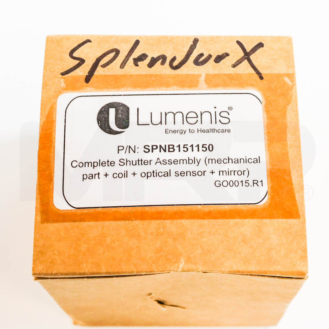 Lumenis SplendorX Complete Shutter Assembly Label