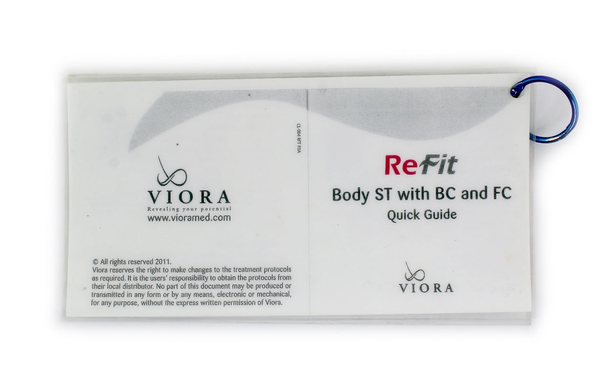 Viora ReFit Body ST with BC and FC Quick Guide 2011 Vioramed