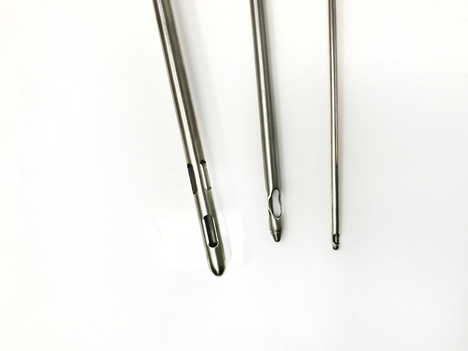 4 Piece Cannula Set Surgical Needle Stainless Steel Lot w Handle Canula Cannulae