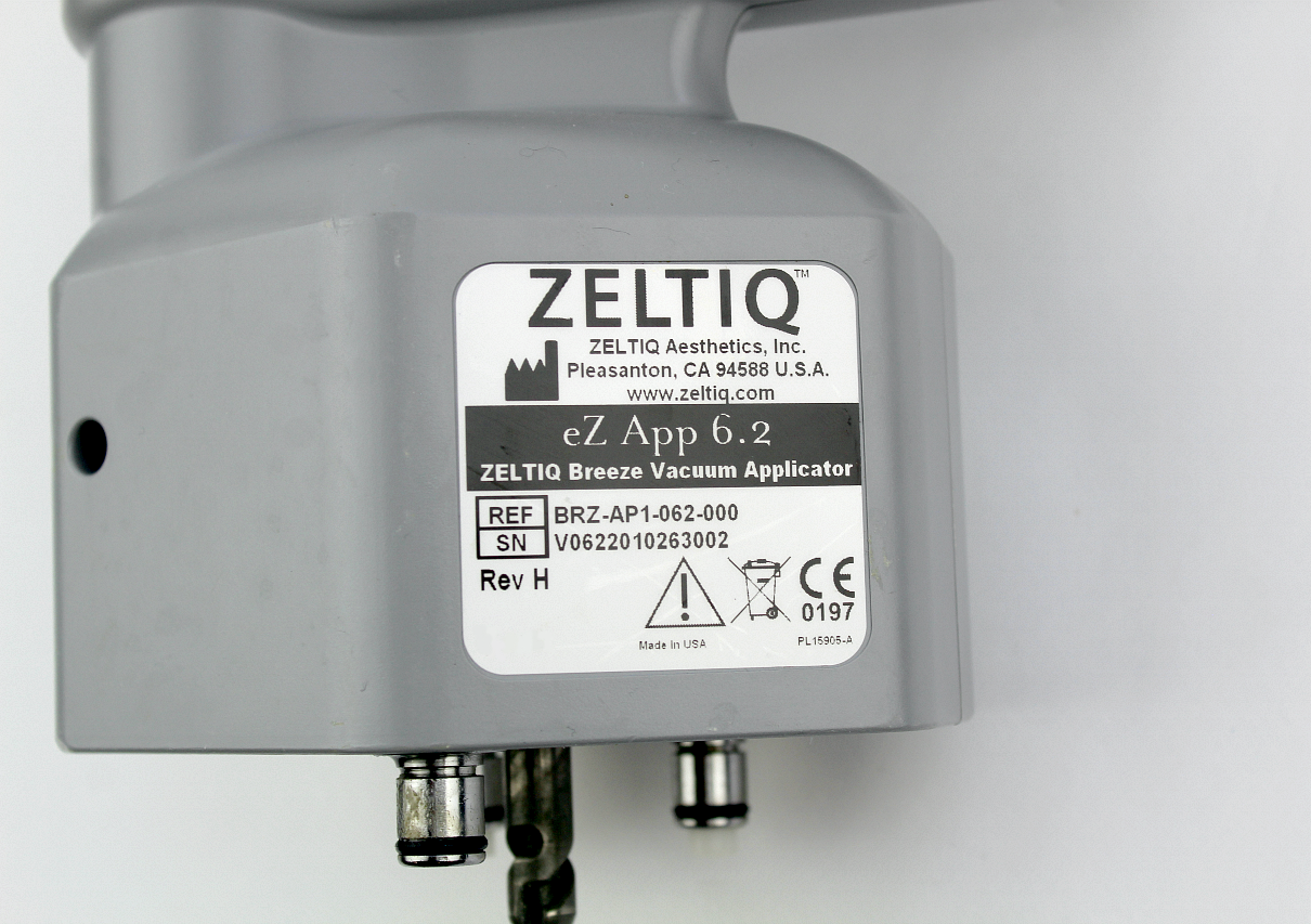 Zeltiq CoolSculpting eZ App 6.2 Breeze Vacuum Applicator BRZ-AP1-062-000 2010