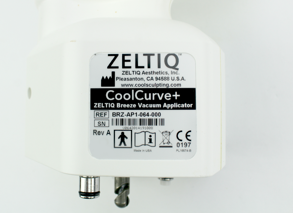 Zeltiq CoolSculpting CoolCurve+ Breeze Vacuum Applicator BRZ-AP1-064-000 HP 2014