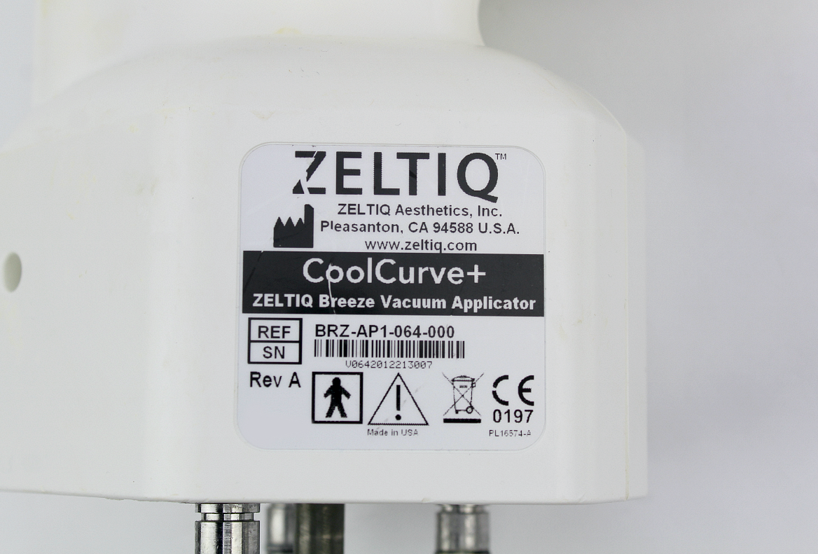 Zeltiq CoolSculpting CoolCurve+ Breeze Vacuum Applicator BRZ-AP1-064-000 2012
