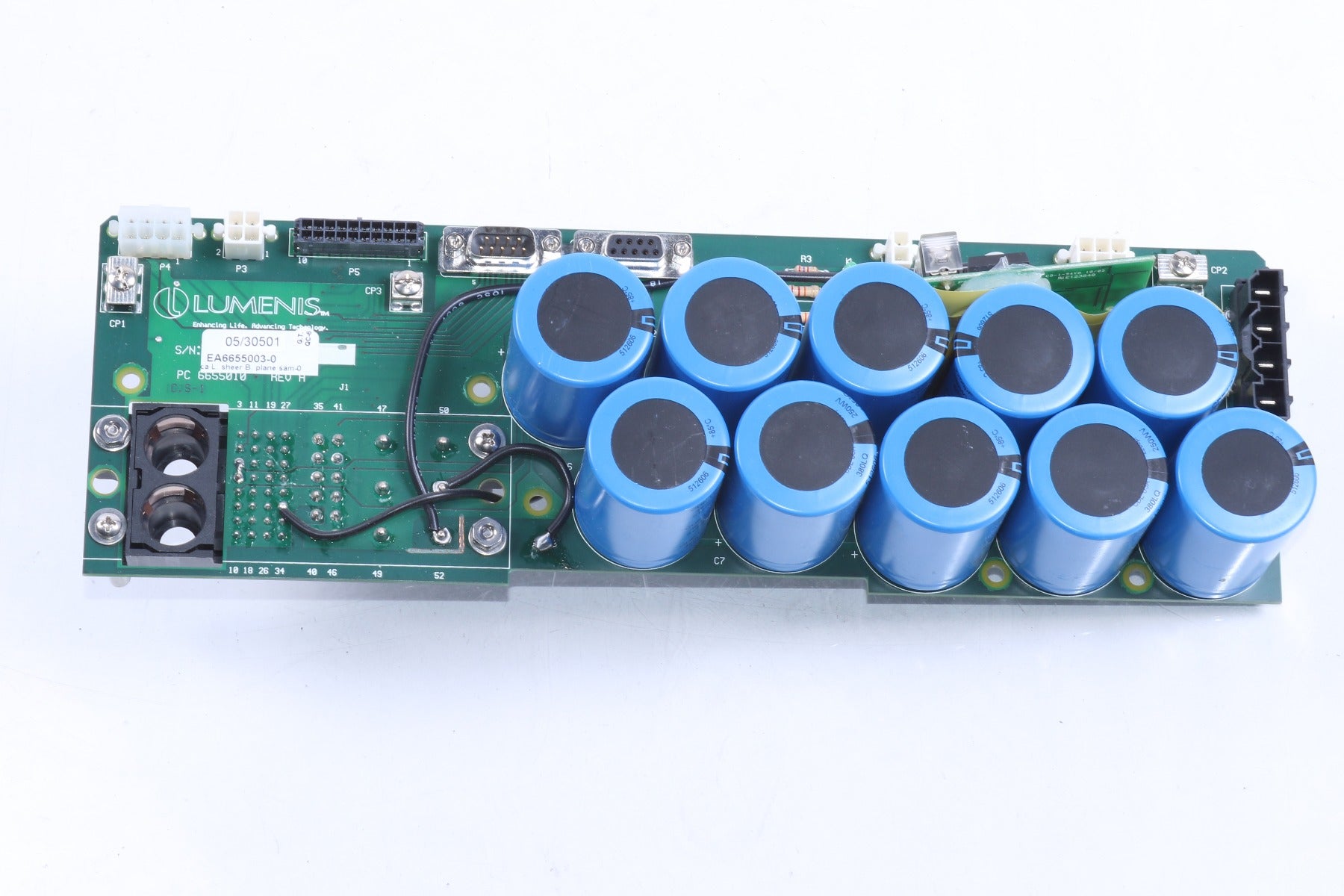 Lumenis Lume One LightSheer Laser Handpiece Backplane Capacitors EA6655003-0