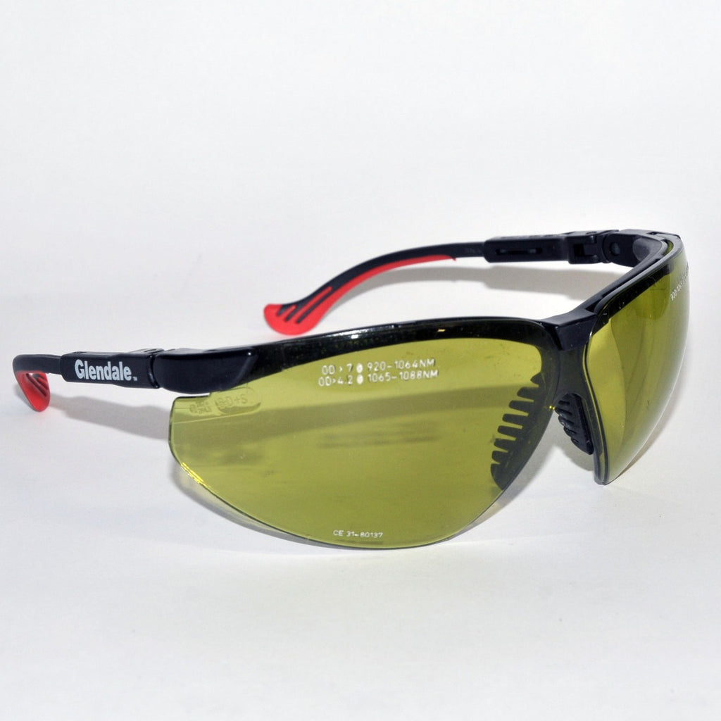 Glendale Green Tint Laser Operator Glasses 940 980 nm Diode 1064 Nd YAG IR NdYAG