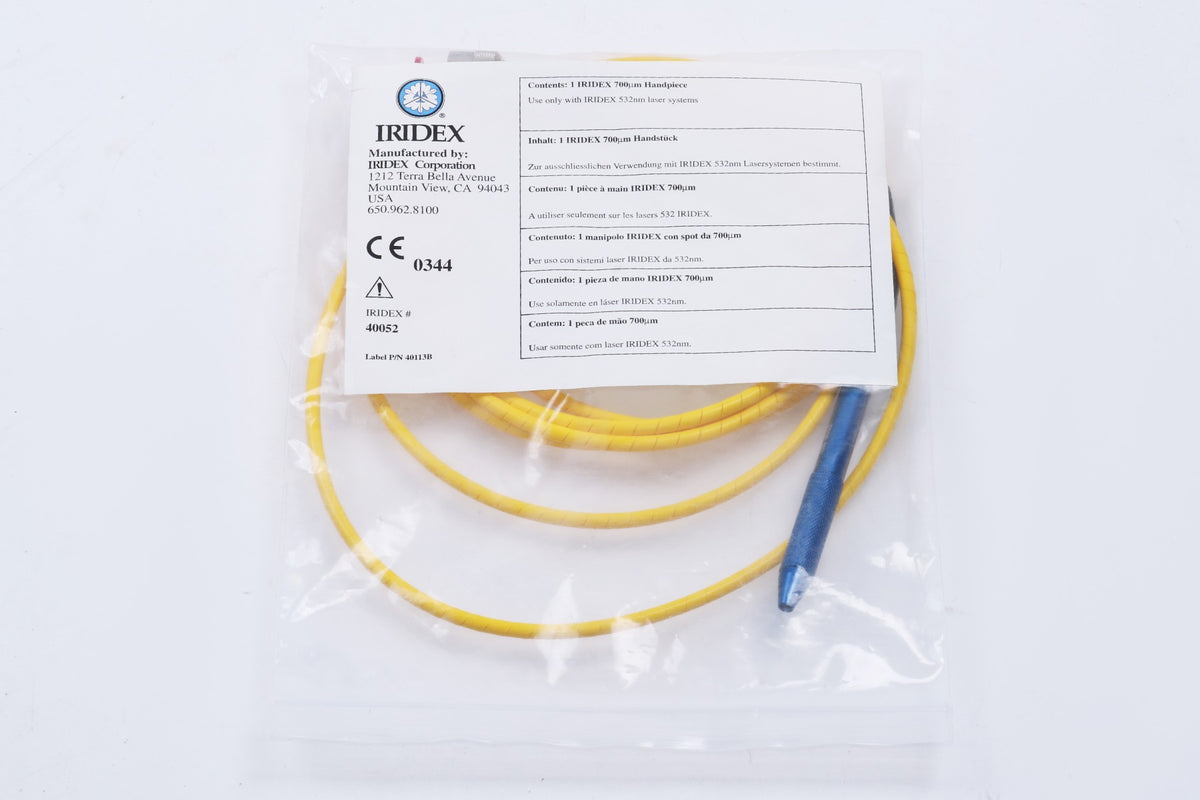 Iridex Iriderm DioLite 532 nm Laser Dio Light 700 um Micron Spot Handpiece 40052