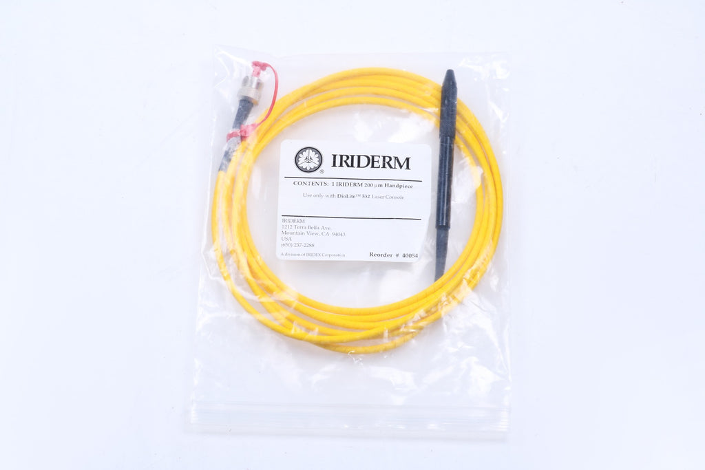 Iridex Iriderm DioLite 532 nm Laser Dio 200 um Micron Spot Handpiece 40054 PARTS