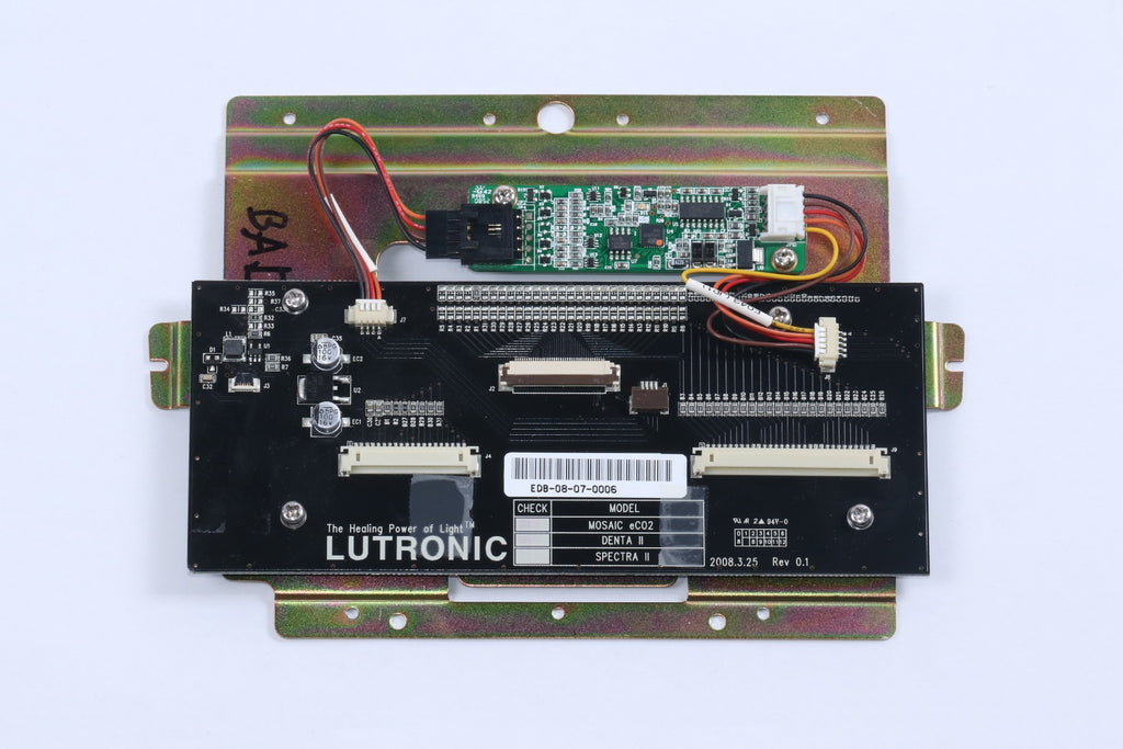 Lutronic Mosaic CO2 Laser Display Control PCB Assembly DMGD AS IS EDB-08-07-0006