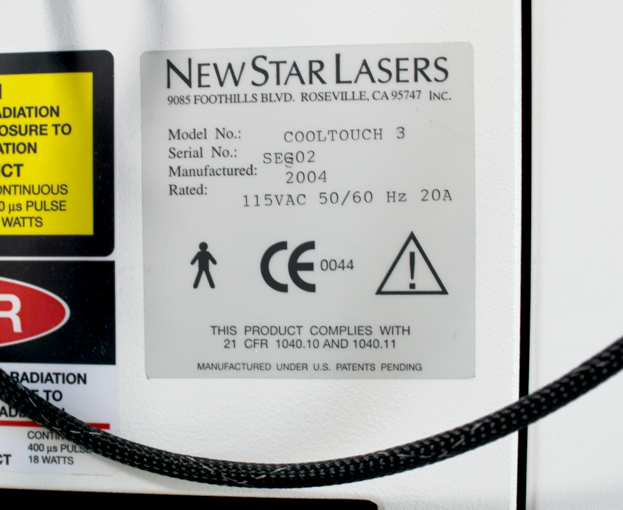2004 NEW STAR CoolTouch III Laser Nd YAG 1320 nm Acne Wrinkle Skin Treatment CT3