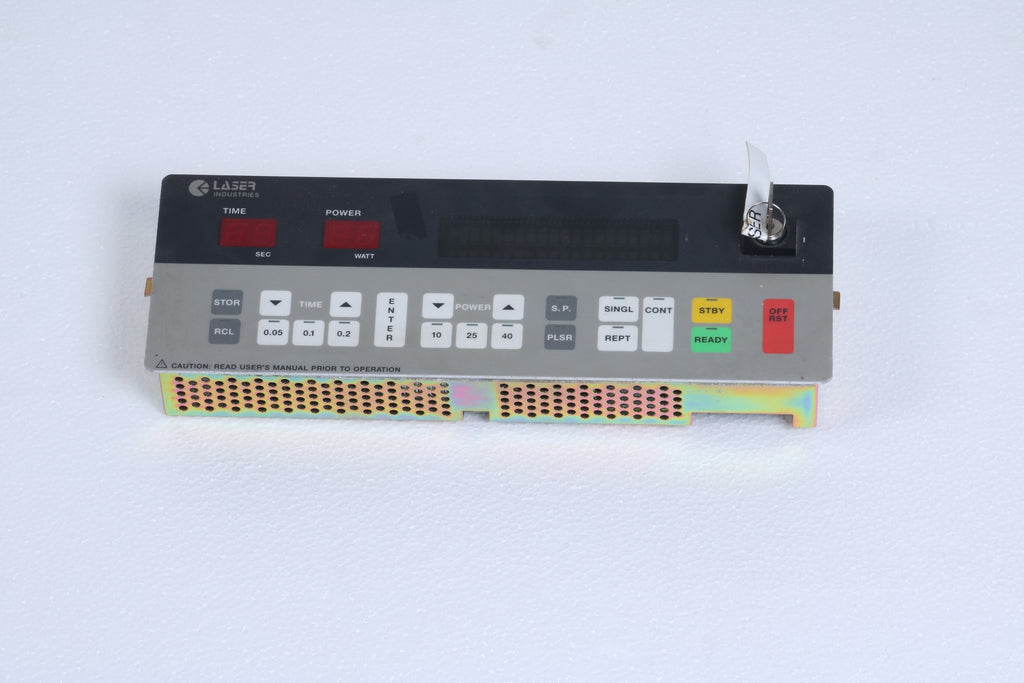 Sharplan Surgicenter 40W CO2 Laser Control Panel Display Key Assembly UNTESTED