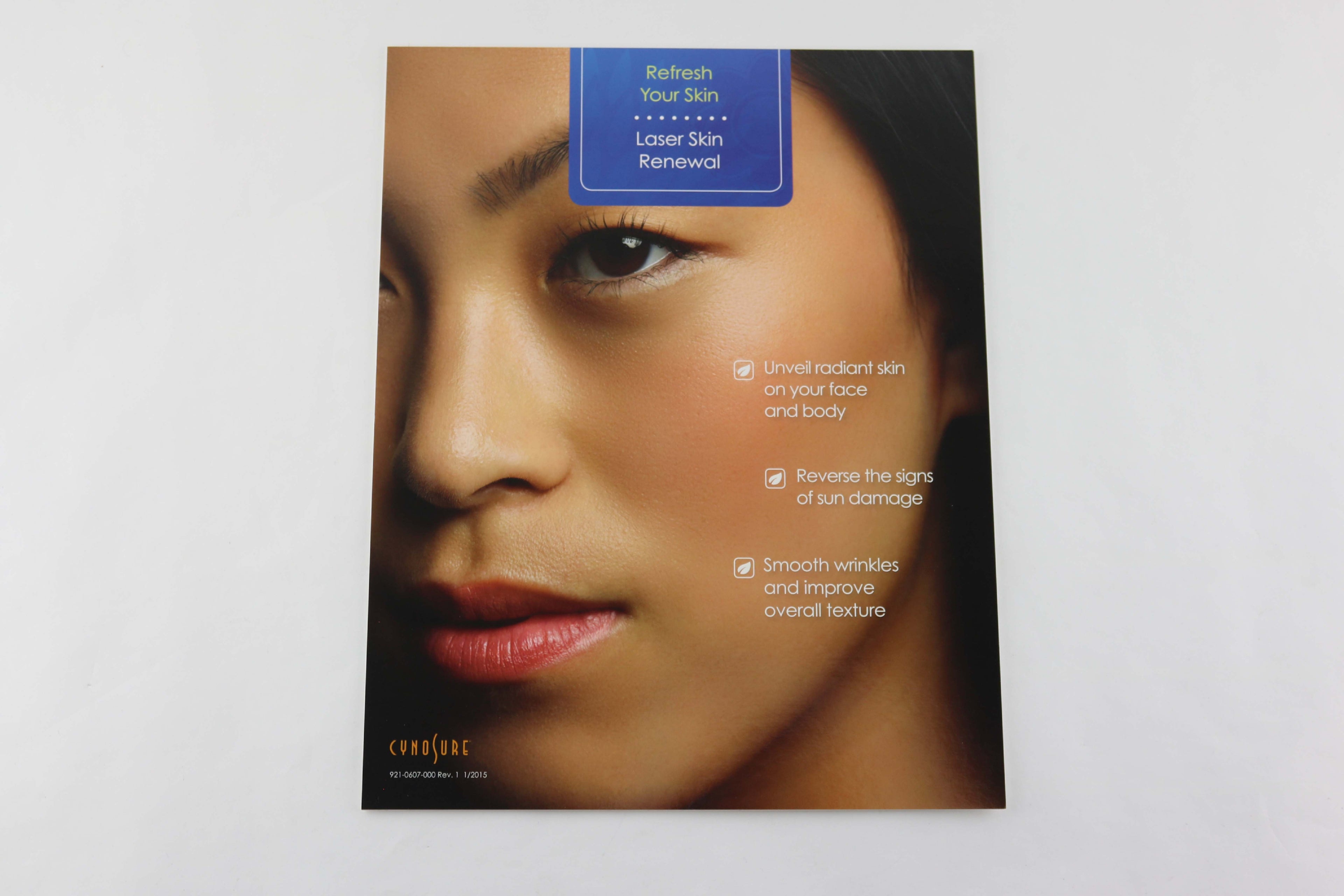 Cynosure ICON Refresh Your Skin Laser Skin Renewal Marketing Sign Display 8.5x11