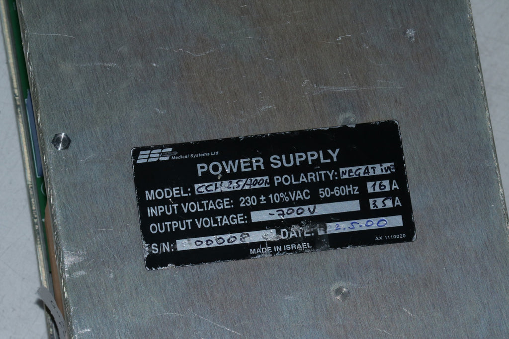 Lumenis IPL Quantum Laser High Voltage Power Supply HVPS CCH2.5/700 700V PARTS