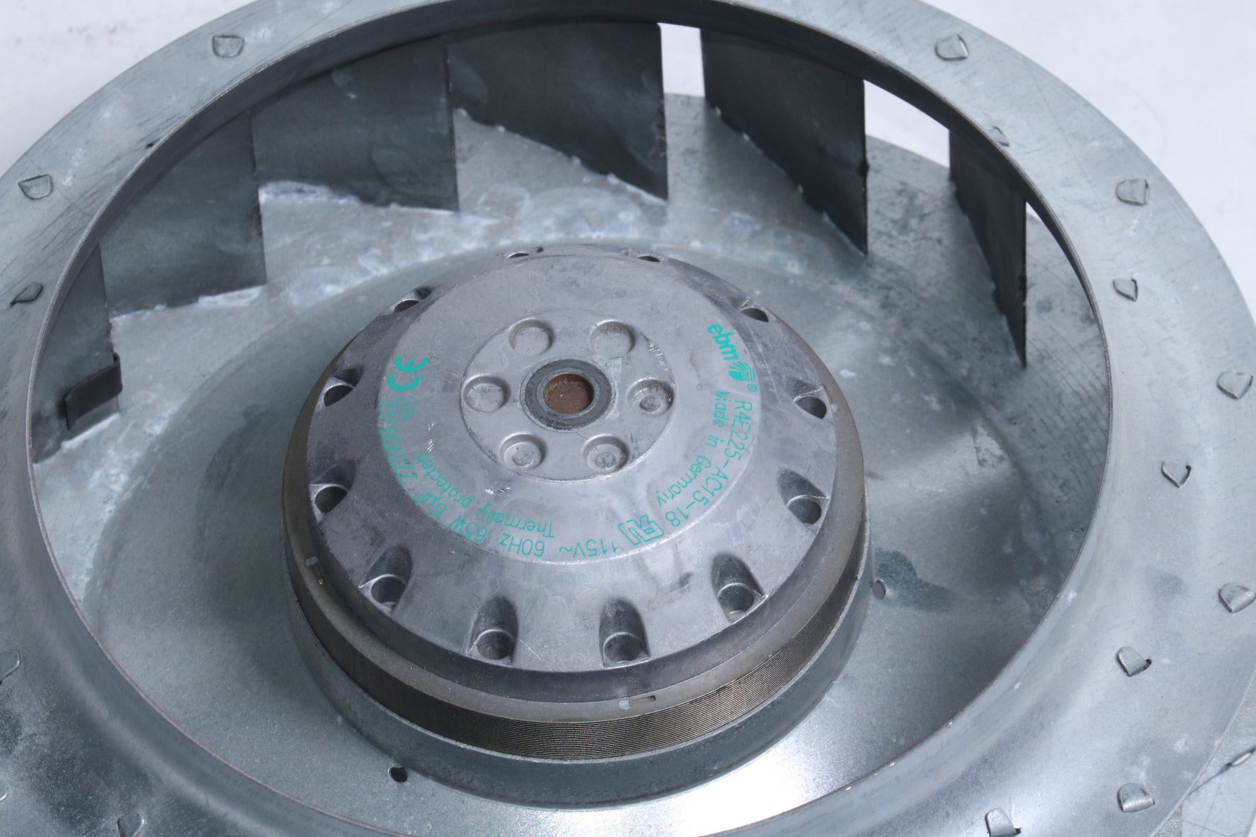 Zimmer Cryo 5 Chiller 225mm Centrifugal Blower Fan R4E225-AC15-18 UNTESTED AS IS