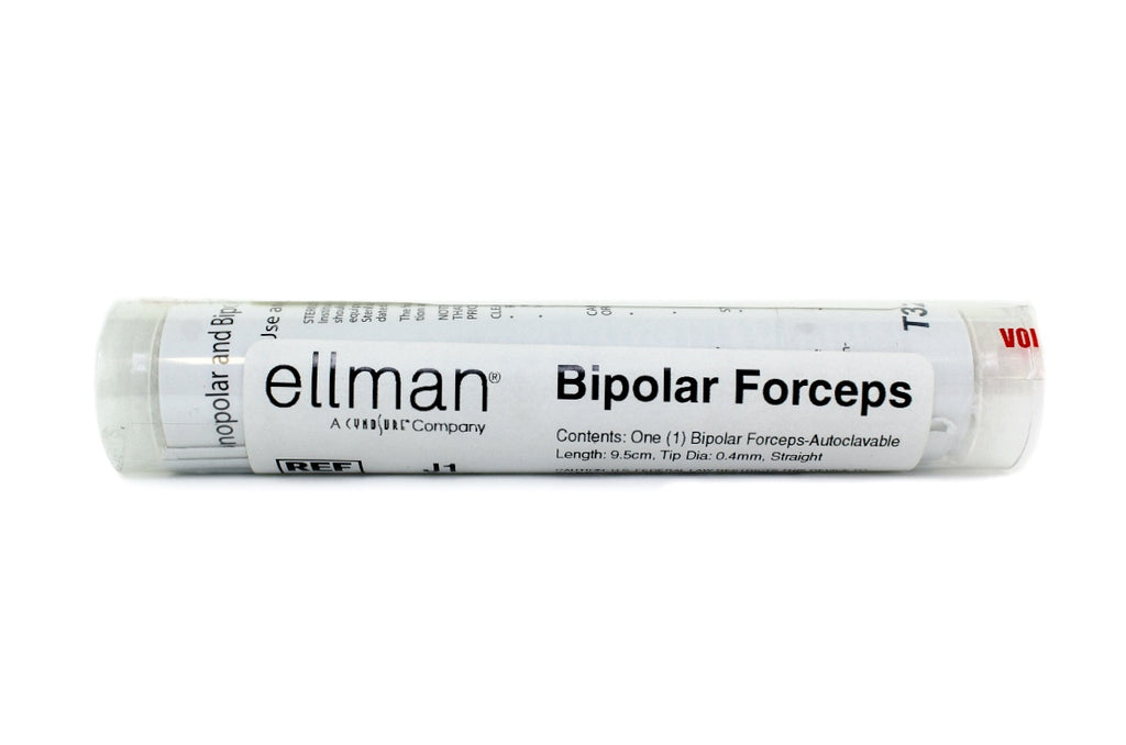 Ellman BIPOLAR FORCEPS J1 Stainless Autoclavable Straight Cynosure