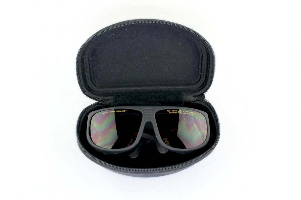 Laser Protective Eyewear UV400 532nm + 755nm + 1064nm OD7 Glasses