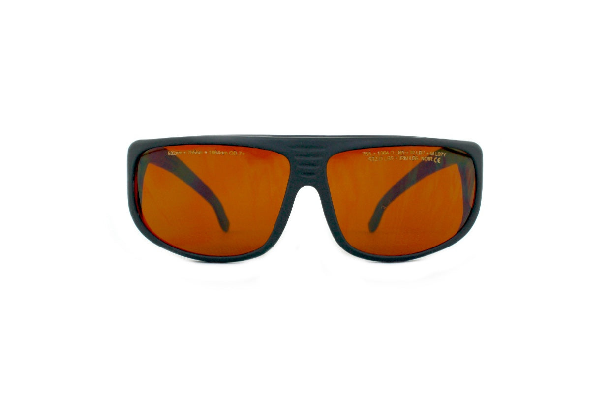 Laser Protective Eyewear UV400 532nm + 755nm + 1064nm OD7 Glasses