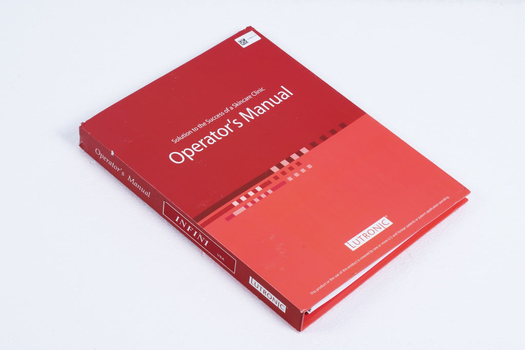 Lutronic Infini RF Microneedling Operator Manual REV 1.3 4100152813 USED