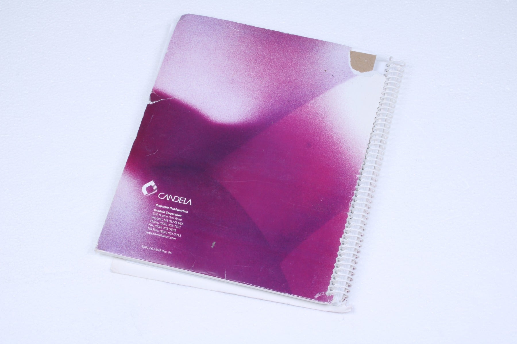 2005 Candela Pulsed Dye Laser Vbeam 1 Clinical In-Service Manual 8501-00-1695