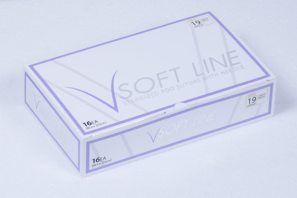 V Soft Line PDO Thread Lifting Arte 19G Needle 100 mm LF-FTN1982G 16pcs EXP 2021