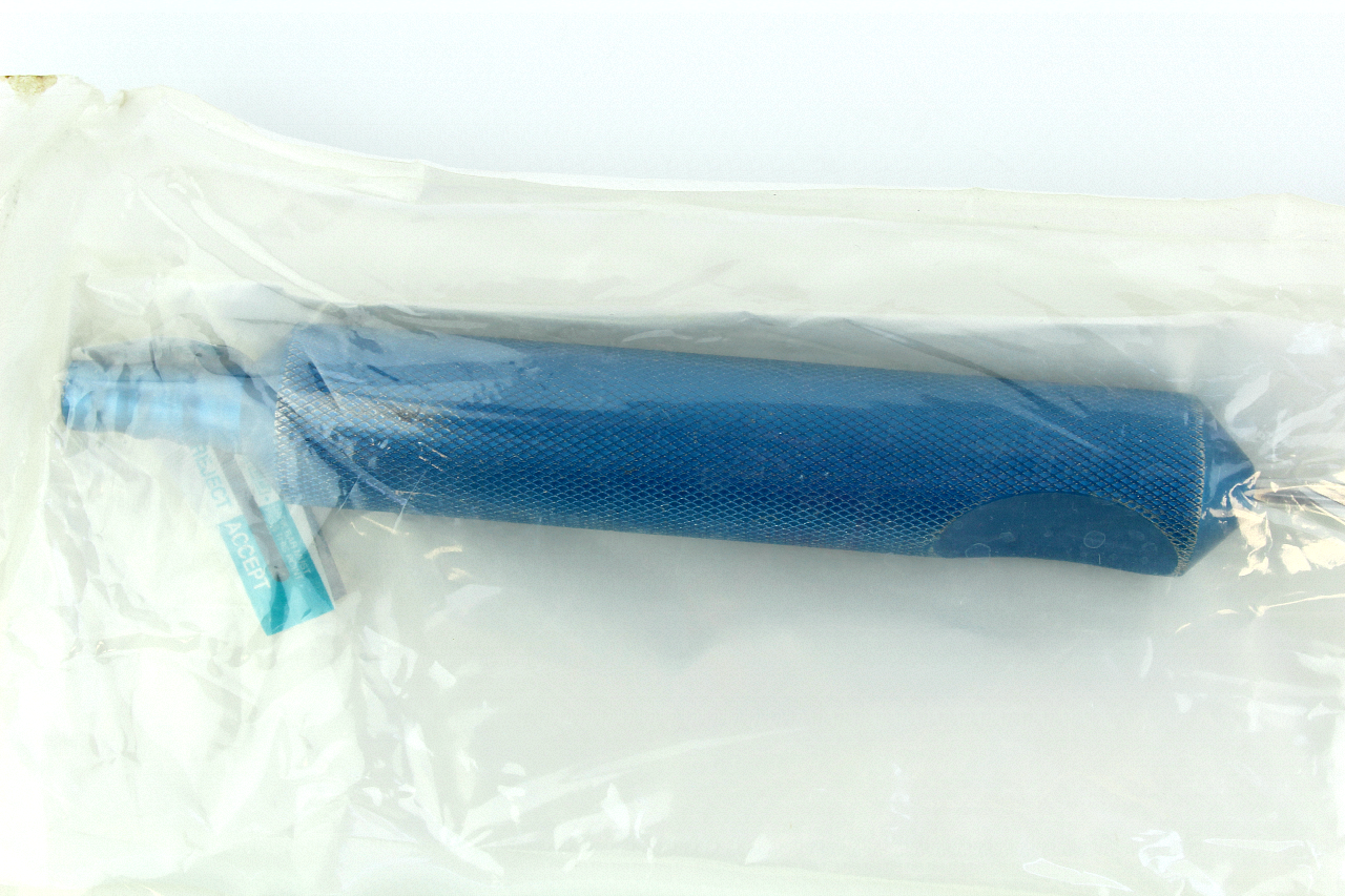 Triport Aspiration Cannula with Needle Infiltration Handle - Blue Metal