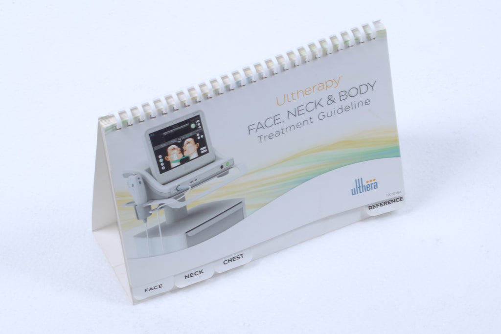 Ulthera Ultherapy Face Neck Body Treatment Guideline Guide Book 1003028A
