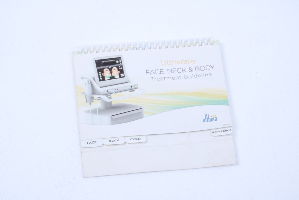 Ulthera Ultherapy Face Neck Body Treatment Guideline Guide Book 1003028A