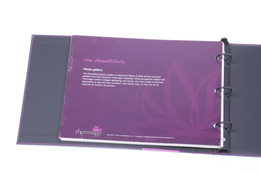 2011 Solta Thermage Procedure Live Beautifully Photo Gallery Book MK1101C