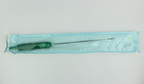 One Large Hole Injector Cannula with Needle Infiltration Handle - Green Metal