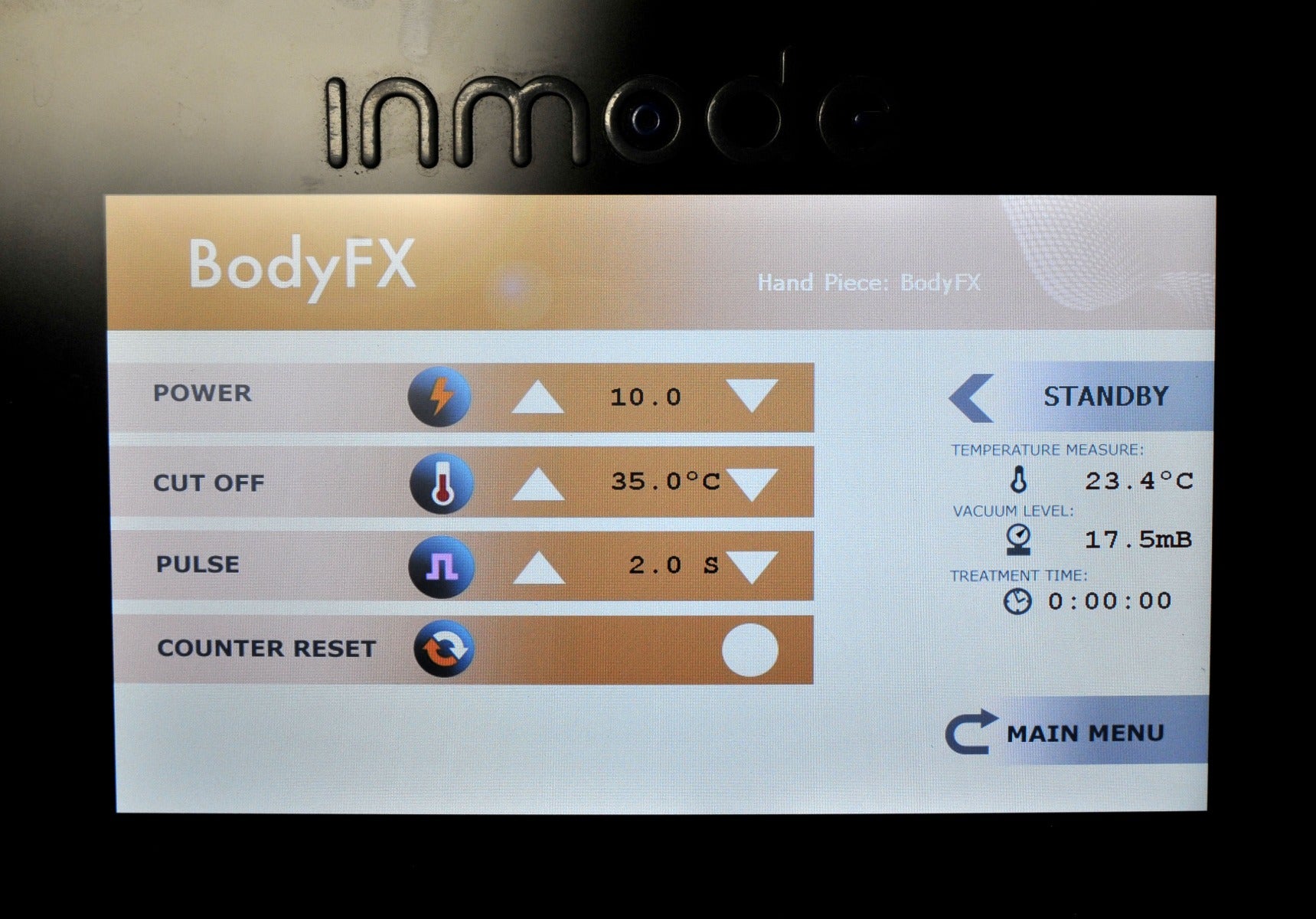 InMode BodyFX Radio Frequency Body Shaping Contour Cellulite Treatment Handpiece
