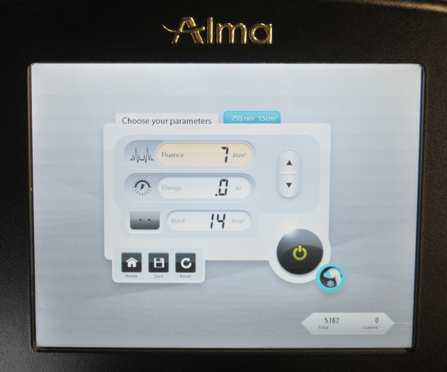 2018 Alma Soprano ICE Platinum Diode Laser ALEX Handpiece 755 nm LOW SHOTS! 5162