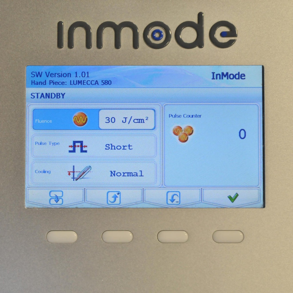 2014 InMode IPL Laser Lumecca SR 580 nm Vascular Pigmented Lesions Spider Veins