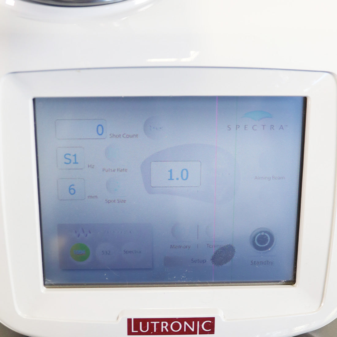 2012 Lutronic Spectra Dual Pulsed Nd Yag Laser Class IV Tattoo Removal System
