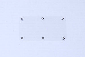 Solta LipoSonix Treatment Matrix Marking Template Small 4 3/16" 2 3/8" Outline