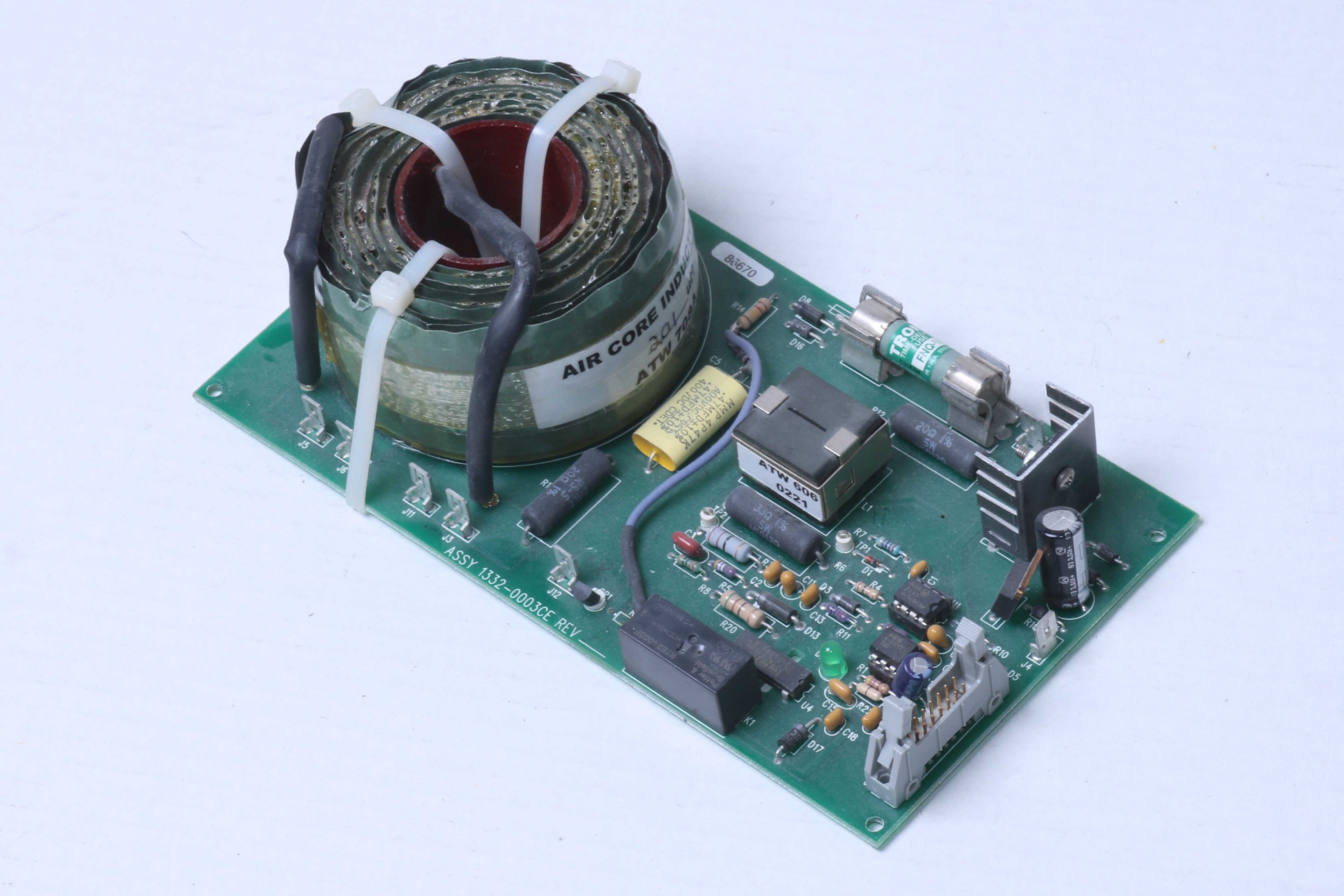 Palomar MediLux ATW Air Core Inductor Board PCB 1332-0003CE 201 uH PARTS AS IS