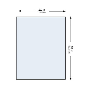 Halyard General Purpose Sterile Half Drape Sheet 60in W X 44in L Single PK 89101
